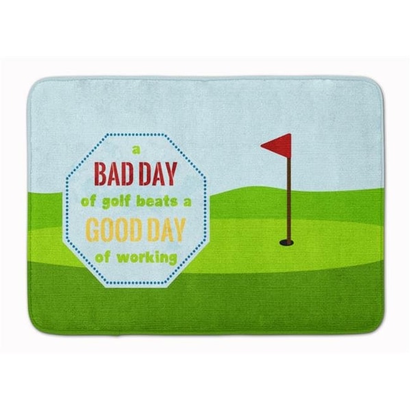 Carolines Treasures Carolines Treasures SB3091RUG A Bad Day at Golf Machine Washable Memory Foam Mat SB3091RUG - main